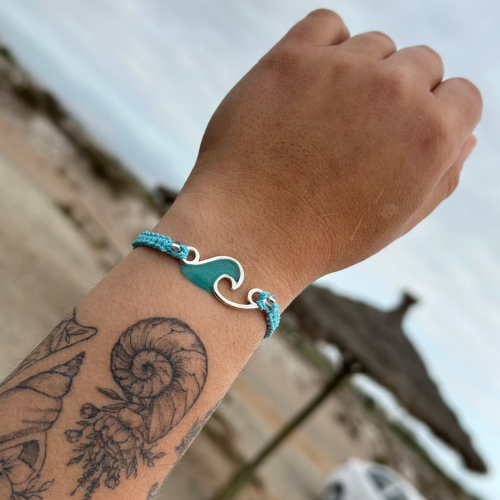 Pulsera Fancy Wave Turquesa
