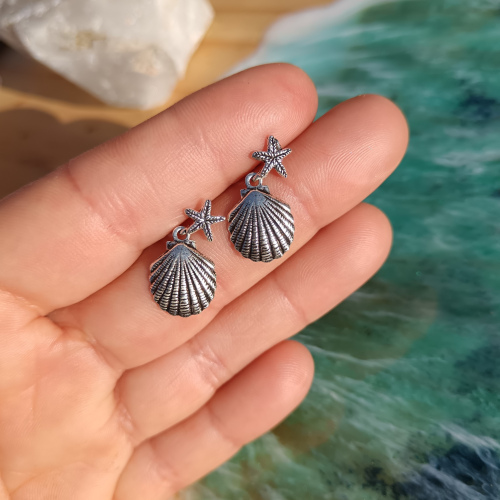 Cardium con estrella con broche