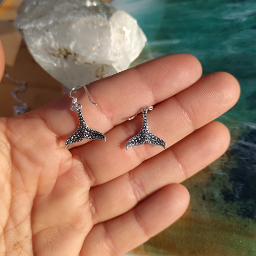 Aros Colgantes Colita de Ballena